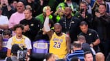 LeBron James ya entrena en campo, pero seguirá de baja entre una y dos semanas más