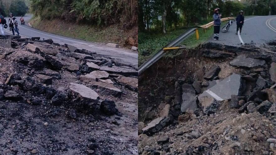 Ataque en Cauca: activan explosivo en vía Panamericana entre Popayán y Cali