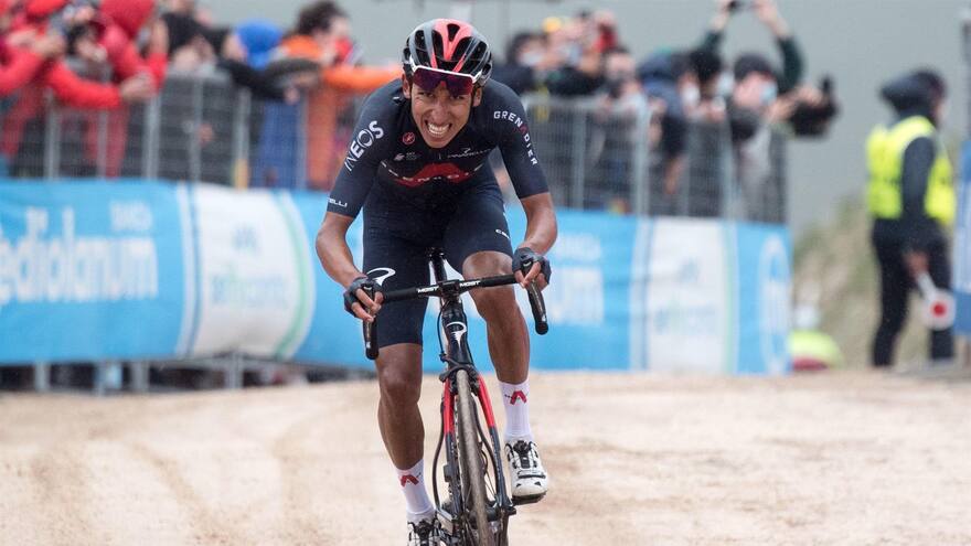 El video de la victoria de Egan Bernal en la etapa 9 del Giro de Italia