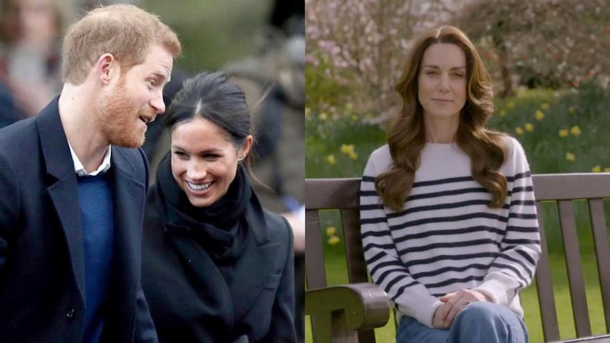 Enrique y Meghan le enviaron sus buenos deseos a la princesa de Gales