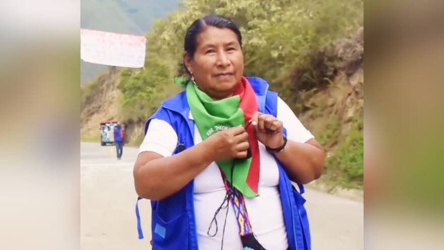 Frente Dagoberto Ramos dispara contra caravana que transportaba el cuerpo de la lideresa Carmelina Yule hacia Toribío, Cauca