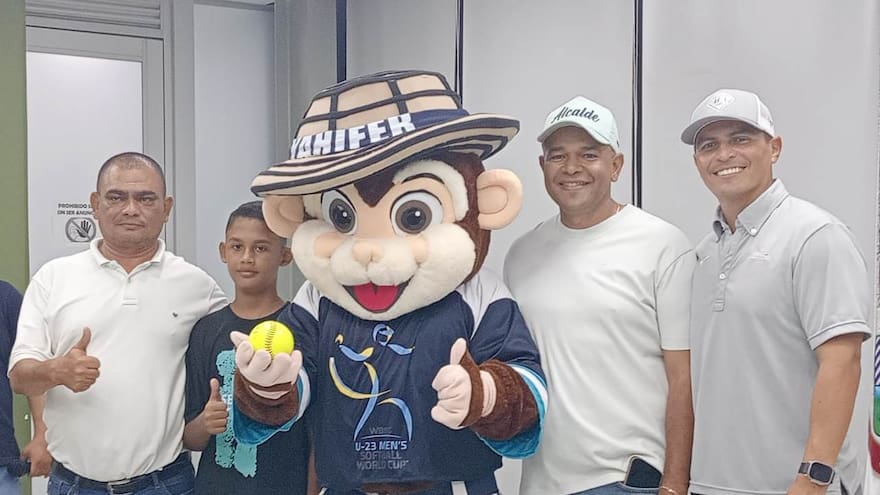 Autoridades presentan a Yahifer, la mascota del Mundial de Sóftbol Masculino que se realizará en Sincelejo