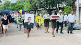 En Los Palmitos, Sucre, despidieron al patrullero asesinado en Cartagena