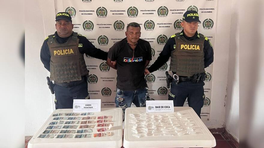 Bolívar: capturaron a un expendedor de estupefacientes en Soplaviento