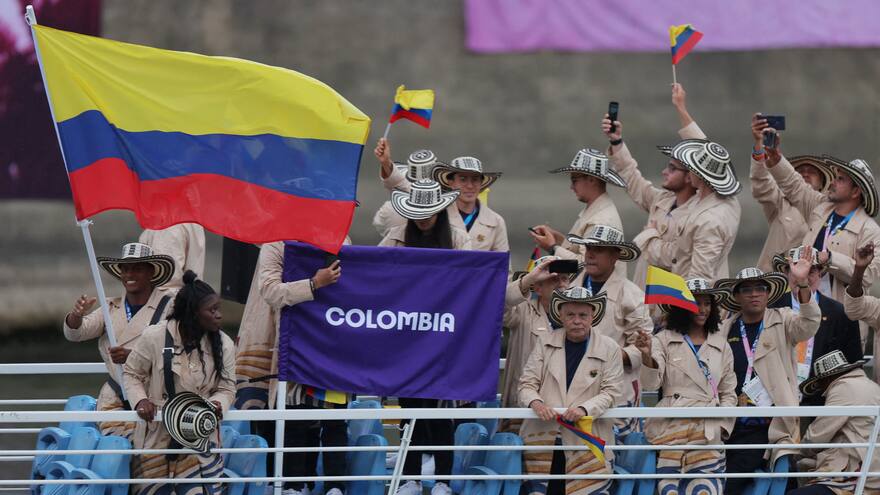 Video: así fue la presentación de la legación de Colombia en desfile inaugural de los juegos Olímpicos