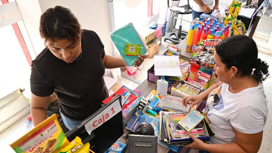 Saque cuentas de lo que necesitará para comprar útiles escolares