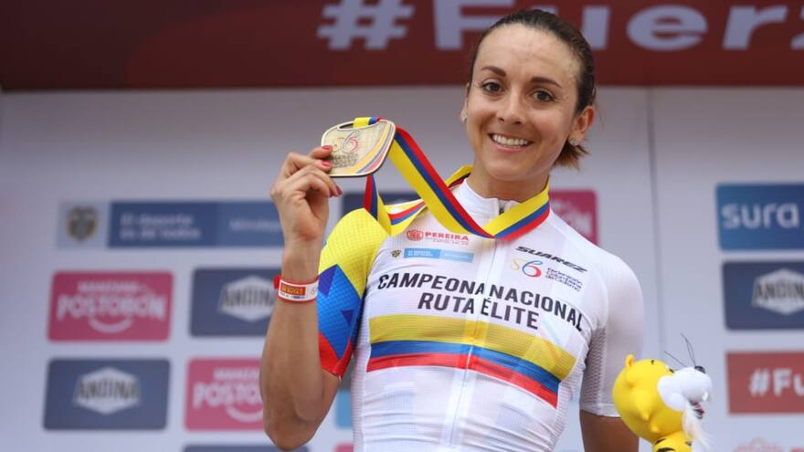 Diana Peñuela es nueva campeona nacional de ruta