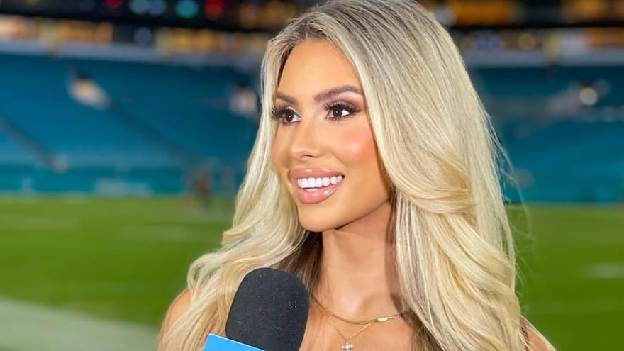 Ella es Sara Cardona, la colombiana que se roba las miradas en las transmisiones de la NFL