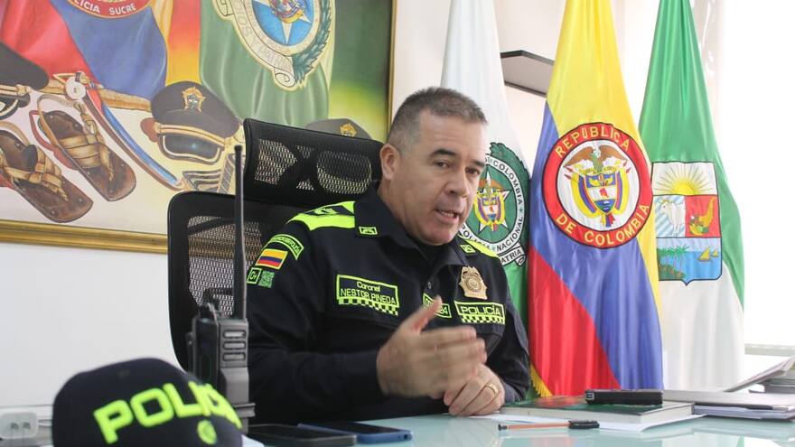 Sucre: el coronel Néstor Pineda Castellanos dijo que la seguridad es un asunto de todos | Inseguridad Sincelejo