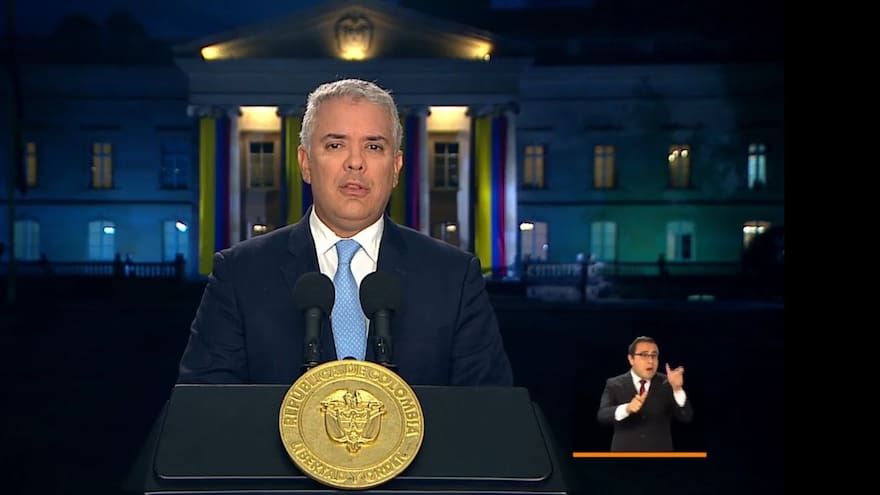 Presidente Duque centró su último discurso en resultados de pandemia