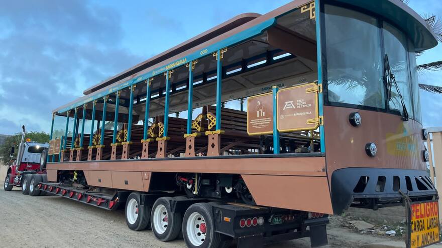 Segundo vagón del Tren Bocas de Ceniza ya está en Barranquilla