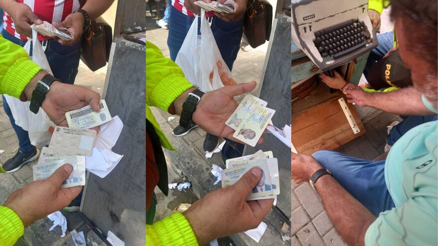 Capturan a ‘los Tinterillos’ por falsificación de documentos en el Centro