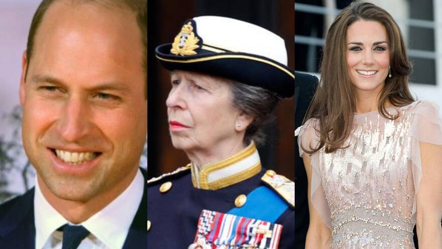 Coronación de Carlos III: Guillermo, la princesa Ana y Catalina, miembros de la realeza más populares