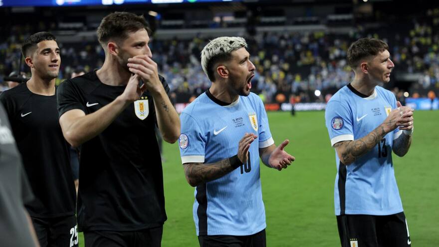 Guillermo Varela recibió la roja en pospartido de la semifinal con Colombia