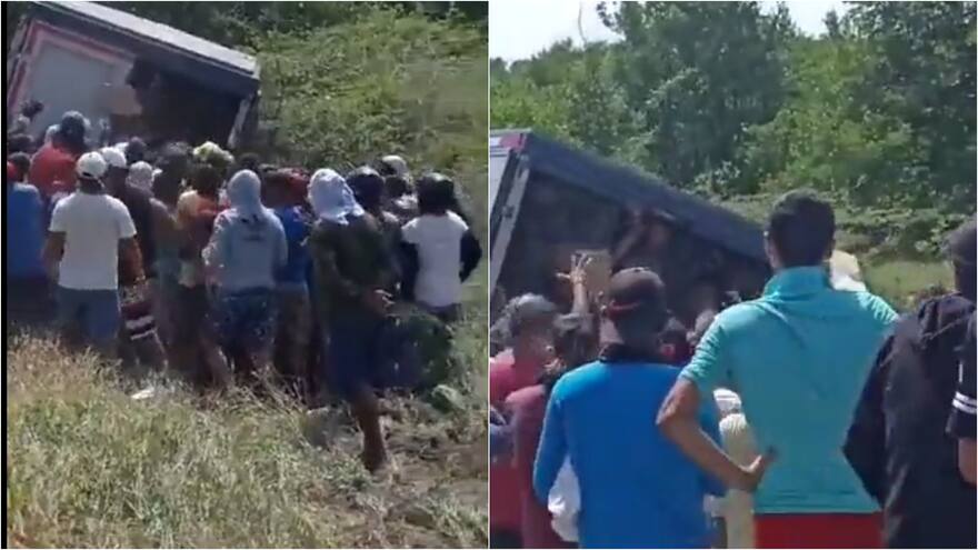 Saquean camión con medicamentos en vía de Tasajera, Magdalena