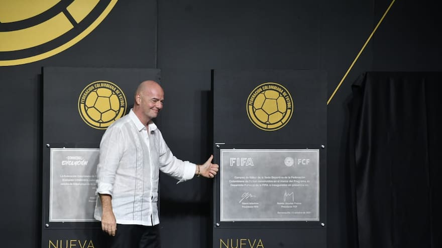 'La sede está muy linda y me siento en casa': Infantino