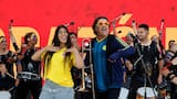 Morat y Carlos Vives ponen color a la despedida de Colombia de su público en Bogotá