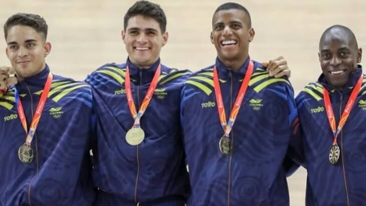 Cristian Ortega, protagonista del dominio colombiano en el ciclismo de pista de los Juegos Bolivarianos