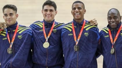 Cristian Ortega, protagonista del dominio colombiano en el ciclismo de pista de los Juegos Bolivarianos