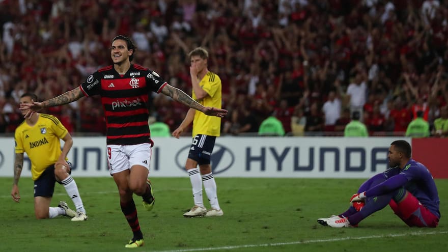 Flamengo 3, Millonarios 0: Pedro castigó a un pálido ‘Embajador’