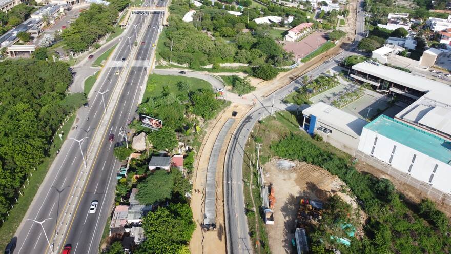Gran Vía: adelantan obras de espacio público en primera fase