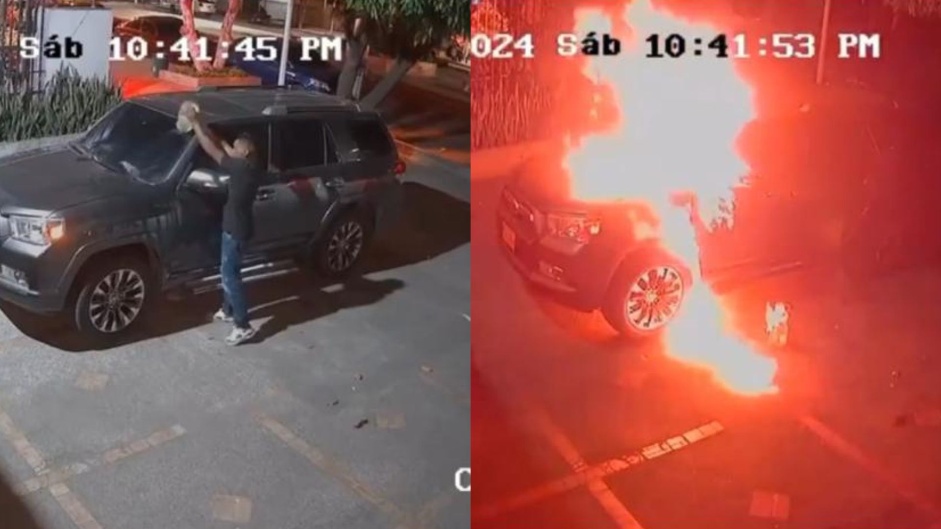 En Valledupar hombre le prendió fuego a camioneta del que habría sido su jefe