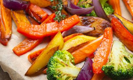 Mix de verduras asadas en freidora de aire: receta fácil, saludable y deliciosa