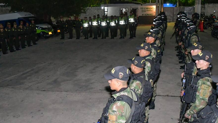 Operativos del Ejército y la Policía en Barranquilla para contener delitos