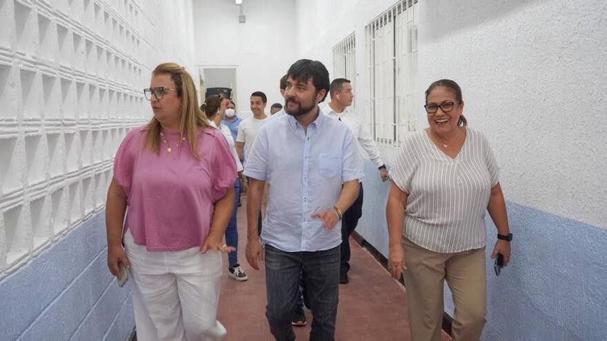 Entregan obras de mejoramiento en colegio de Nueva Granada