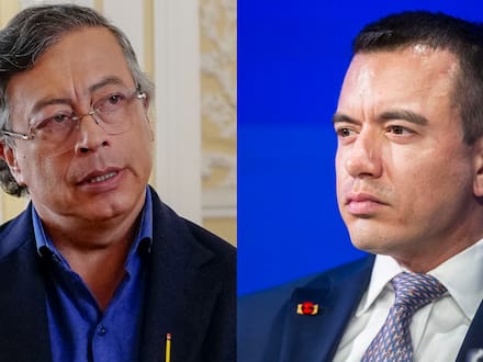 Una guerra comercial, el último episodio de una relación de altibajos entre Petro y Noboa