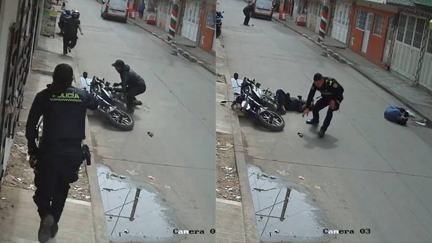 Video: ataque sicarial que dejó dos muertos en Bosa quedó registrado en cámara