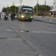 Hombre es arrollado por un bus al intentar cruzar carretera en Rebolo