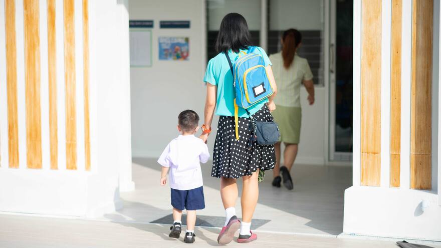 Cómo vencer el temor de su niño en el primer día de jardín