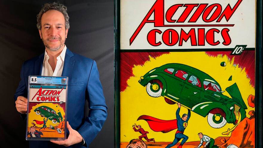 Cómic de Superman es vendido por 3 millones de dólares
