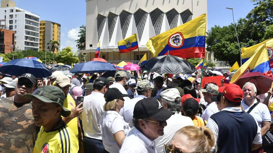 Con normalidad transcurrió marcha en Barranquilla contra el Gobierno nacional