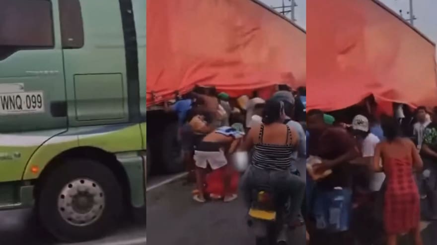 Camión cargado de bebidas fue saqueado en la vía Tasajera-Barranquilla