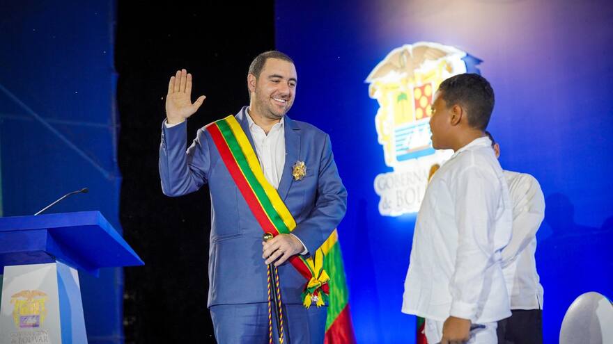 Yamil Arana se juramentó como gobernador de Bolívar