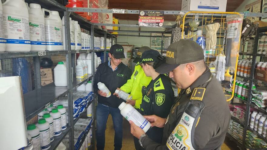 Desarticulan red de comercio ilegal de agroquímicos en Montería