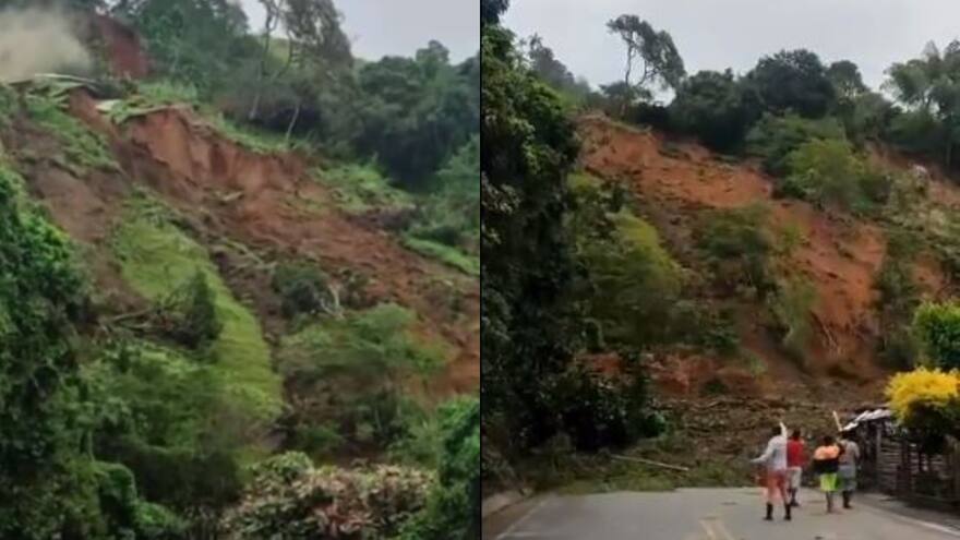 Deslizamiento en Rosas, Cauca: cientos de familias afectadas tras derrumbe de tierra | Cierre de la vía Popayán-Pasto