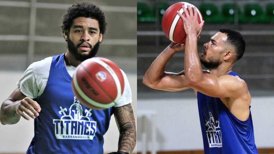 Brandon Davis y Javier González nuevos fichajes de los Titanes de Barranquilla