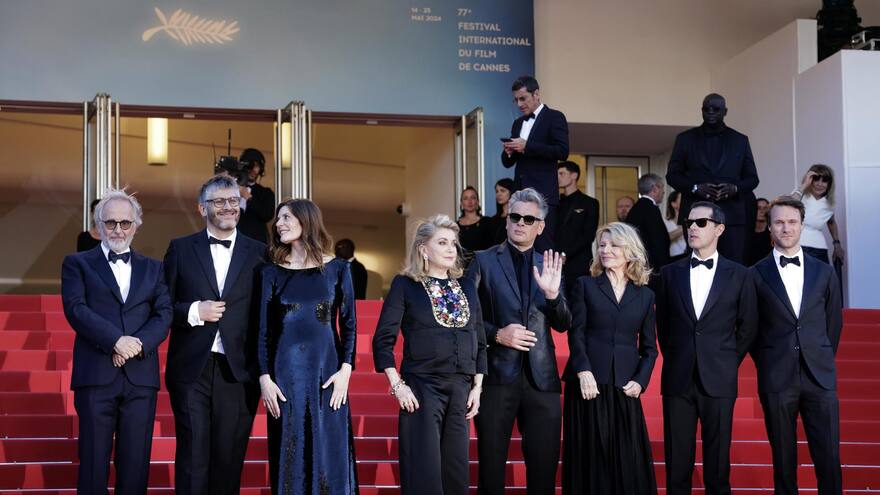 Alfombra roja en Cannes: la antorcha de París 2024 ilumina el Festival