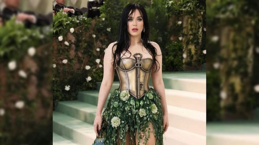 Una foto de Katy Perry en la Met Gala creada con IA engaña a su propia madre