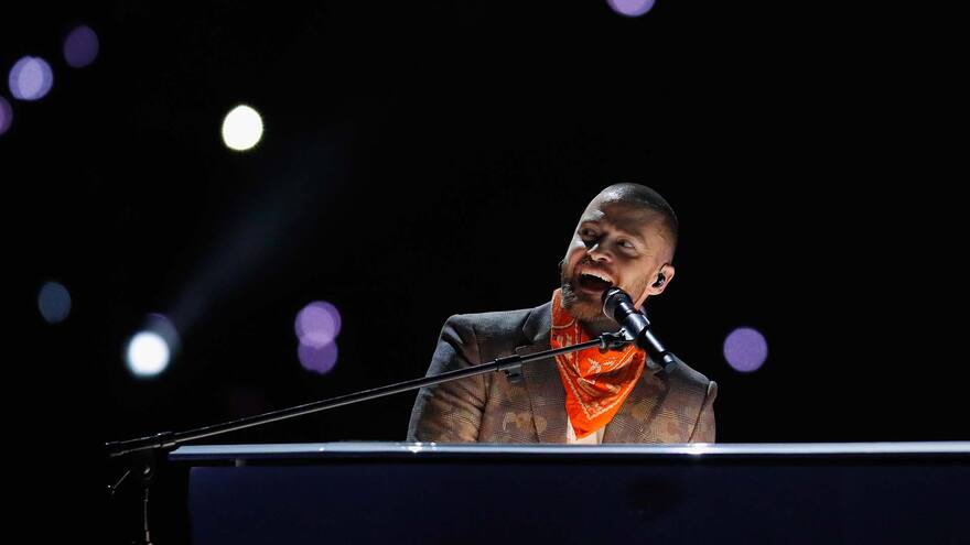 Super Bowl LII: Así fue el show del medio tiempo de Justin Timberlake