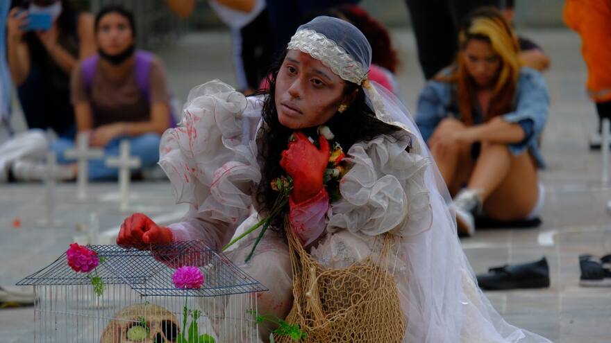 Los barranquilleros disfrutaron una dosis de teatro callejero