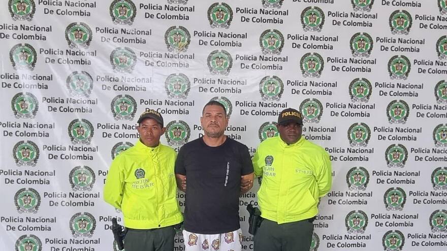 Policía captura a Alias El Abejorro, presunto integrante del Clan del Golfo