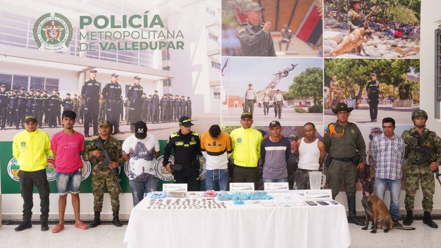 Cesar: Cayó banda delincuencial ‘los rabo de iguana’, por tráfico de estupefacientes