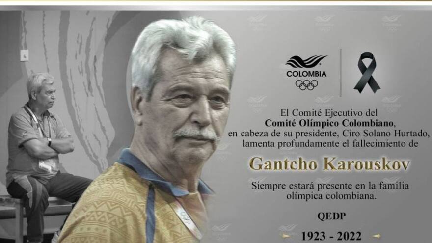 Fallece el entrenador búlgaro que llevó las pesas colombianas a lo más alto