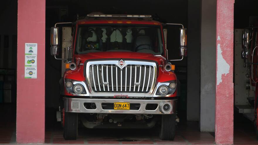 ¿Por qué retuvieron 45 días una máquina de bomberos de Barranquilla?