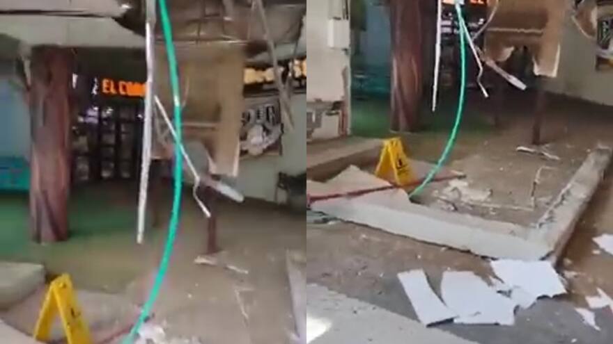Se desplomó el techo en centro comercial Alamedas del Sinú