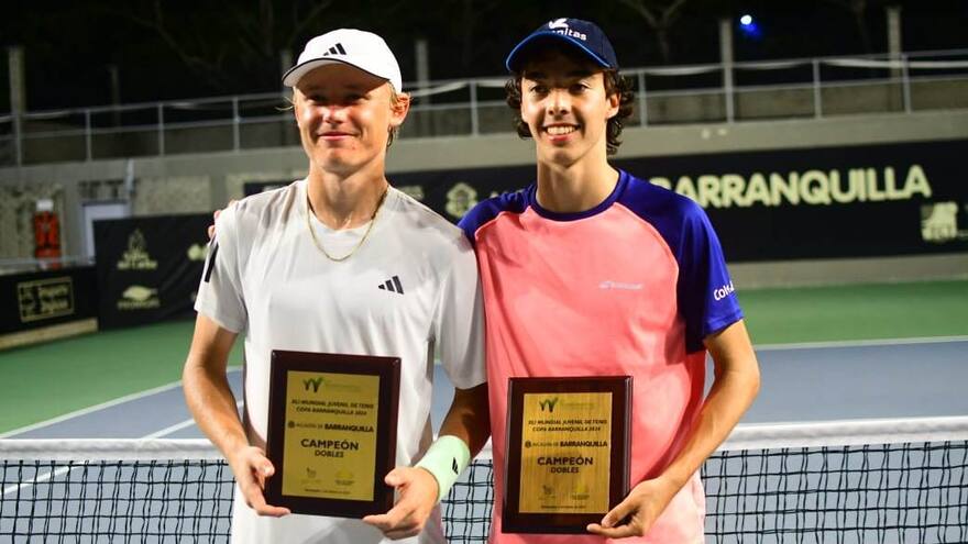 El colombiano Alejandro Arcila se alza con el título de dobles en el Mundial Juvenil
